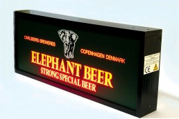 Insegna luminosa Elephant Beer