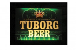 Insegna luminosa Tuborg